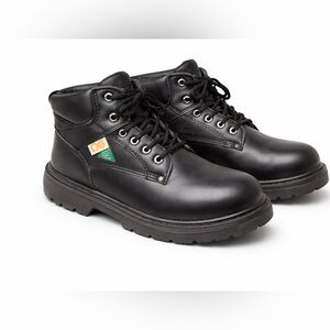 Altra Industrial Men's Black Construction Metal toes Leather Boots